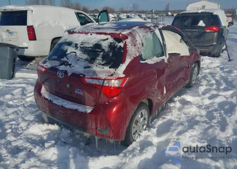 2018 Toyota Yaris L from USA, damaged, VIN VNKJTUD31JA094335